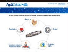 Tablet Screenshot of aguaconcalidad.com